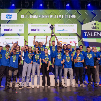 Drie gouden medailles voor leerlingen van het Fioretti College op hét beroepenevenement van Nederland: Skills The Finals